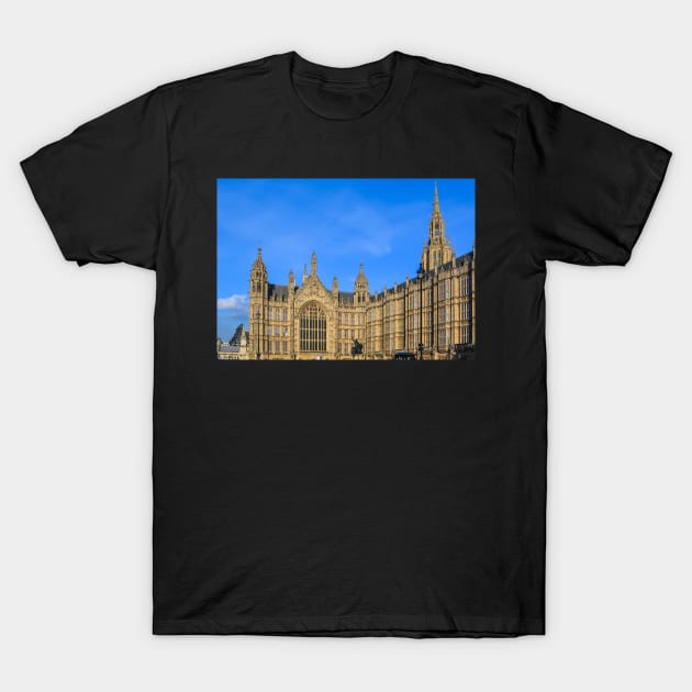 Gothic Palace of Westminster T-Shirt by lena-maximova